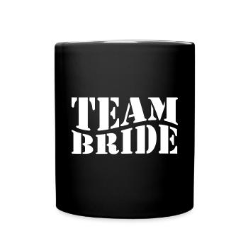 Mariage mariée marié Bachelor Bachelorette Party - Mug uni - noir - Devant