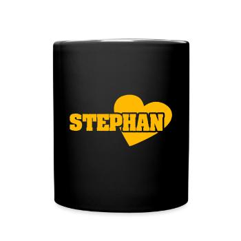 Gold Stephan - Tasse einfarbig - Schwarz - Vorne