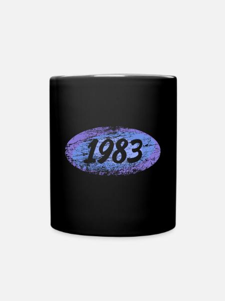 1983 1983 - Tasse einfarbig - Schwarz