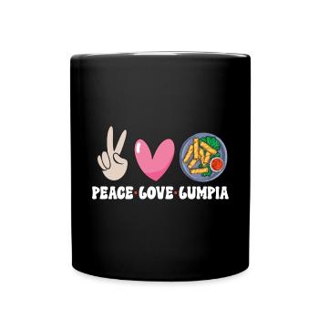 Lumpia Filipino Food Philippines - Full Colour Mug - black - Front