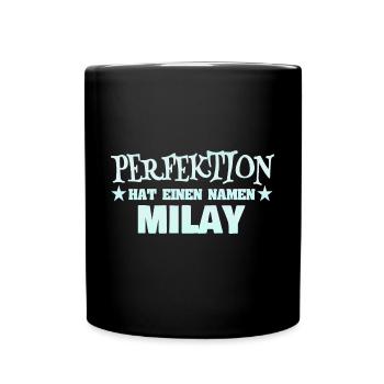 Milay as a woman's name - Full Colour Mug - black - Front