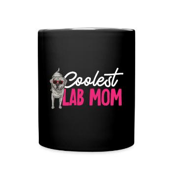 Silver Labrador Retriever Silver Lab - Mug uni - noir - Devant
