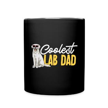 Labrador Retriever blanc Labrador Labrador blanc - Mug uni - noir - Devant