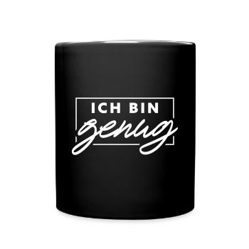 Je suis assez - Mug uni - noir - Devant