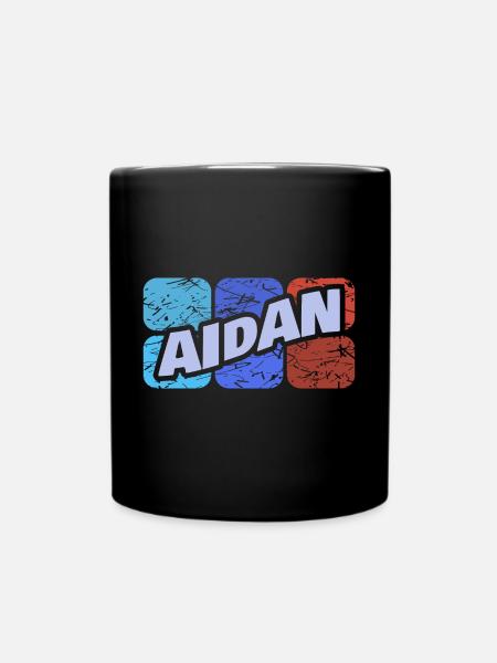 Aidan als Aidan - Tasse einfarbig - Schwarz