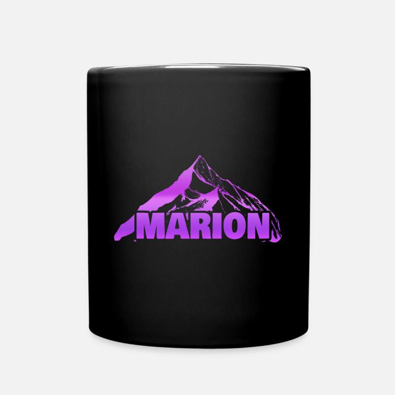 Marion comme une montagne - Mug uni - noir