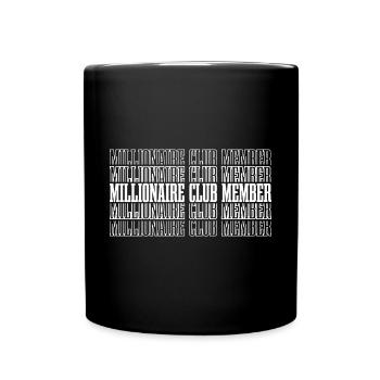 Membre du Club des millionnaires 38 - Mug uni - noir - Devant