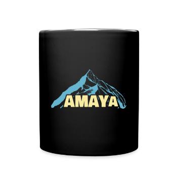 Frauenname Amaya - Tasse einfarbig - Schwarz - Vorne