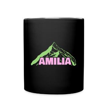 Alpinisme Amilia - Mug uni - noir - Devant