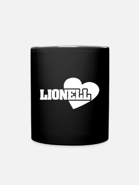 Lionell comme l’or - Mug uni - noir