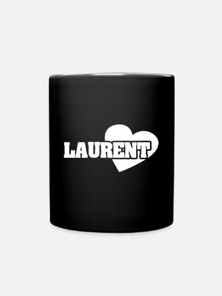 Laurent - Mug uni - noir