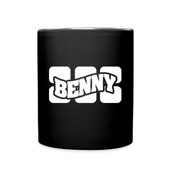 Benny as a name - Full Colour Mug - black - Front