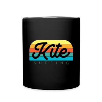 Kitesurfing Kitesurf Kitesurfer Kiteboard - Full Colour Mug - black - Front