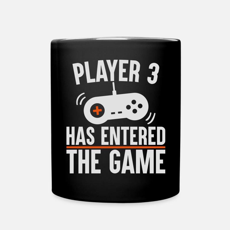 Player 3 has entered the game - Tasse einfarbig - Schwarz
