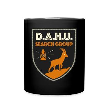 Dahu-Jagd - Tasse einfarbig - Schwarz - Vorne