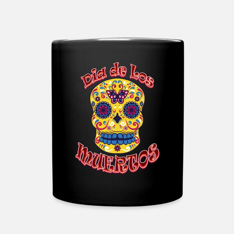 Dia de los Muertos - Crâne en sucre - Mug uni - noir