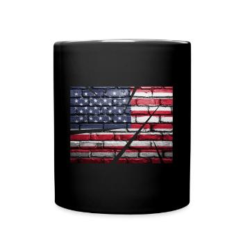 United States - Full Colour Mug - black - Front