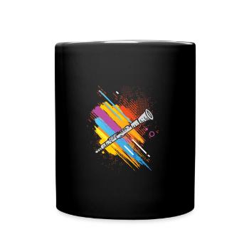 Klarinettistin Klarinettistin Klarinettenkunst Geschenk - Tasse einfarbig - Schwarz - Vorne