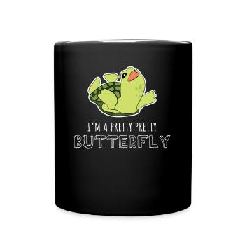 Cute Funny Turtle Sea Turtles Gift Turtle Lover - Full Colour Mug - black - Front