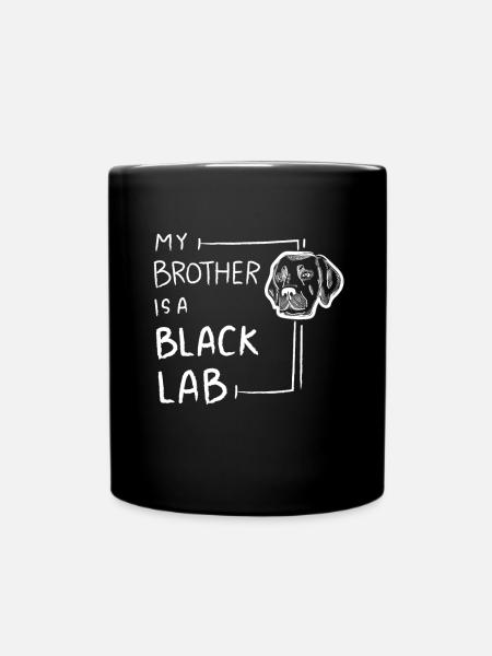 Schwarzes Labrador-Retriever-Geschenk mein schwarzer Labrador - Tasse einfarbig - Schwarz