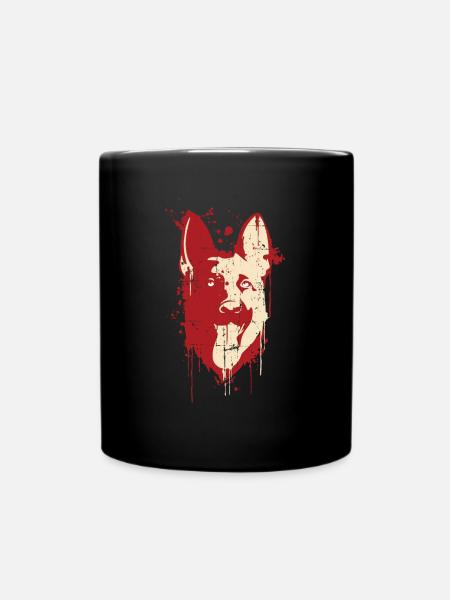 Idée de cadeau de berger allemand Art de cadeau de propriétaire de berger - Mug uni - noir