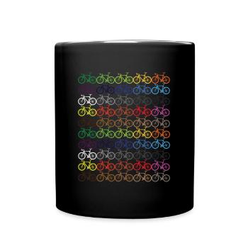 Vélo vélo vélo cadeau vélo de route - Mug uni - noir - Devant