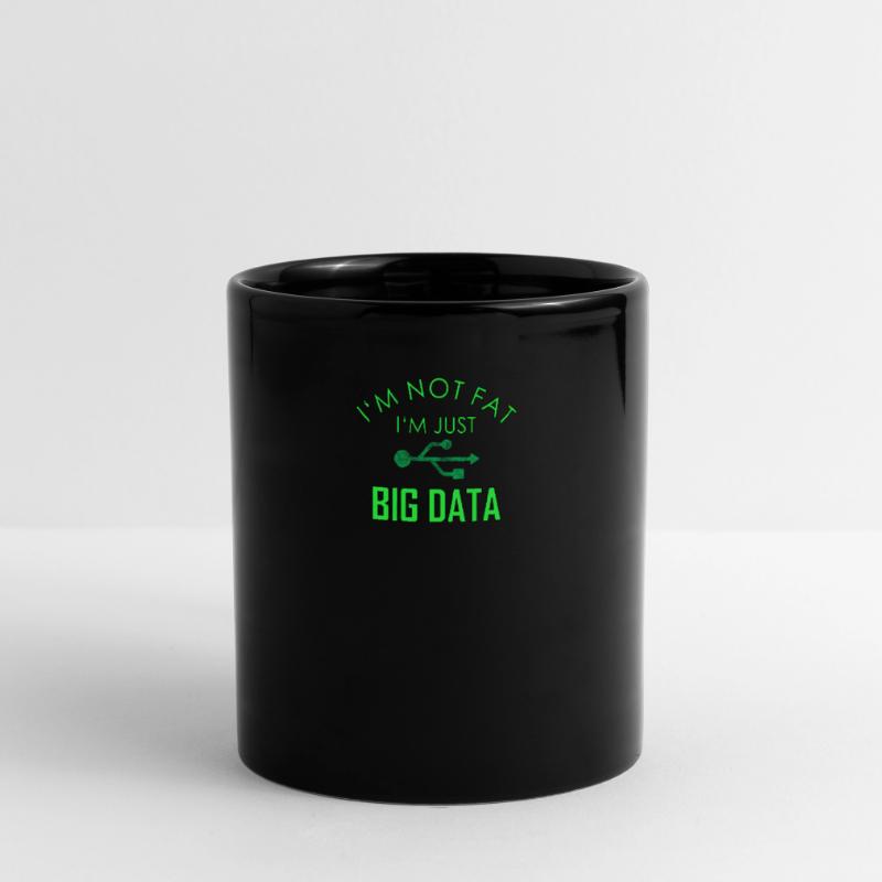 Big Data Funny Nerd IT Tech Support Geek Geschenk Tasse einfarbig