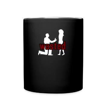 Bachelorette Party Gift Married Tshirt - Full Colour Mug - black - Front