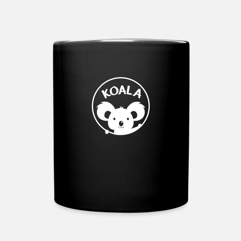Koala - Tasse einfarbig - Schwarz