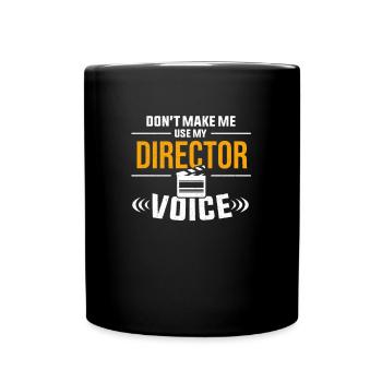 Produzent Filmdirektor Geschenk Schauspieler - Tasse einfarbig - Schwarz - Vorne