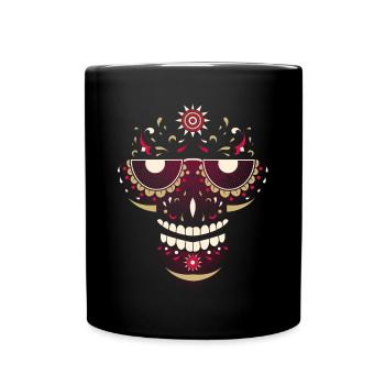 Crâne De Sucre - Crâne - Mug uni - noir - Devant
