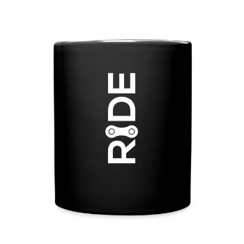 Vélo de montagne vélo de route vélo de descente BMX VTT - Mug uni - noir - Devant