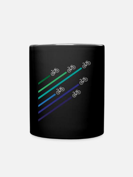 Vélo de montagne vélo de vélo de cyclisme BMX - Mug uni - noir