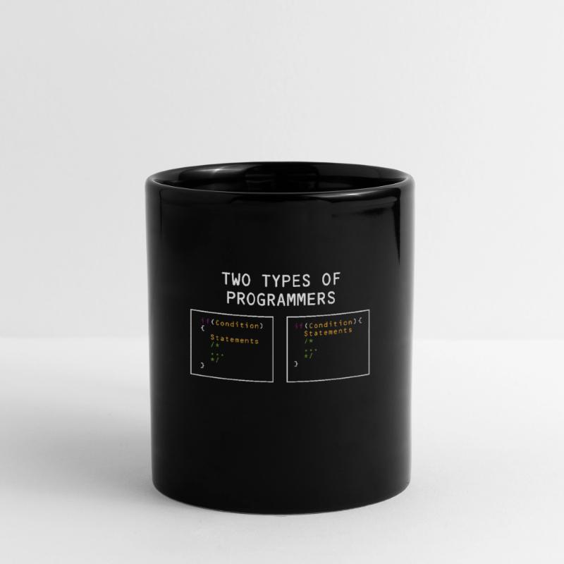 Two types of programmers PHP HTML IT Developer Full Colour Mug
