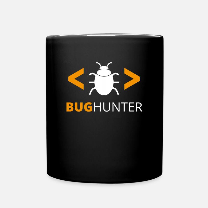 Débogueur de programmeur Bug Hunter - Mug uni - noir