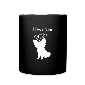 Dog - Dog / Pet / Animal Lover / Animal - Full Colour Mug - black - Front