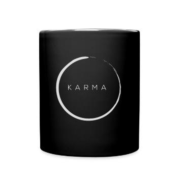 Chemise Design Karma Circle Bouddhisme Zen - Mug uni - noir - Devant