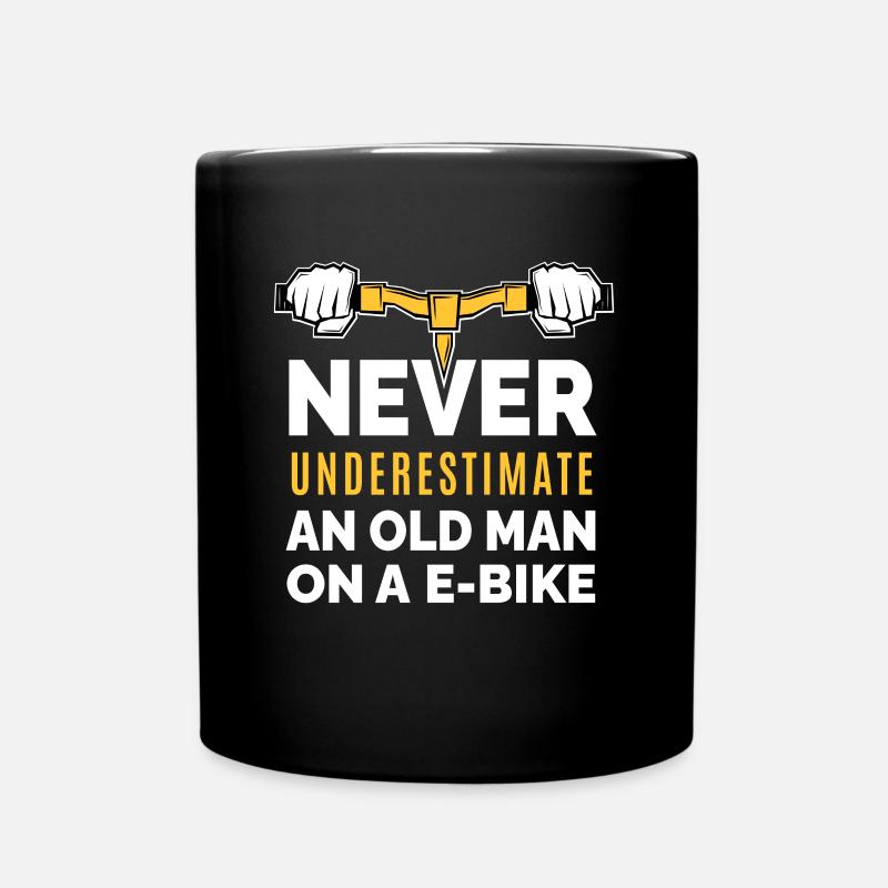 E-biker cadeau vélo retraite électrique retraité - Mug uni - noir