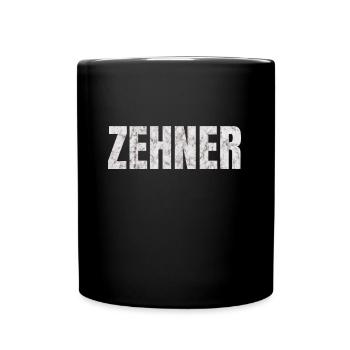 Offensive de football du milieu de terrain - Mug uni - noir - Devant