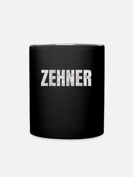 Mittelfeld Mittelfeldspieler Fussball offensives - Tasse einfarbig - Schwarz