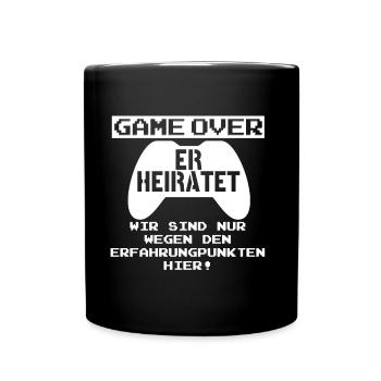 Video Game Best Man Wedding Gift - Full Colour Mug - black - Front
