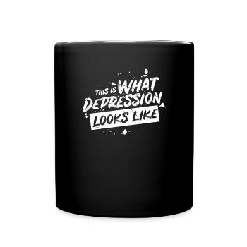 Dépression patient psychiatrique - Mug uni - noir - Devant