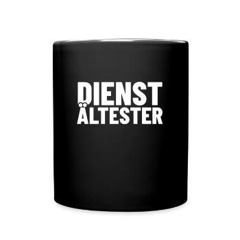 Chemise ou mug senior - collègue cadeau - Mug uni - noir - Devant