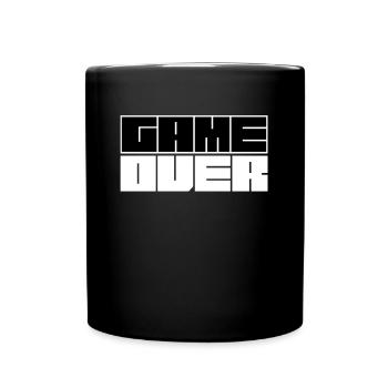 Gamer Zocker Game Over - Mug uni - noir - Devant