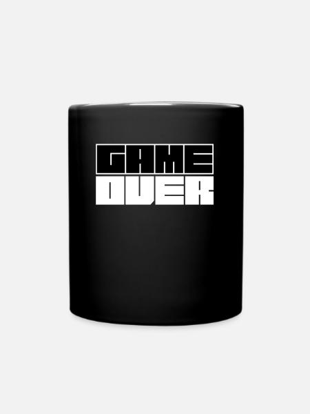 Gamer Zocker Game Over - Mug uni - noir
