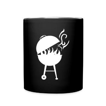 Barbecue - Mug uni - noir - Devant