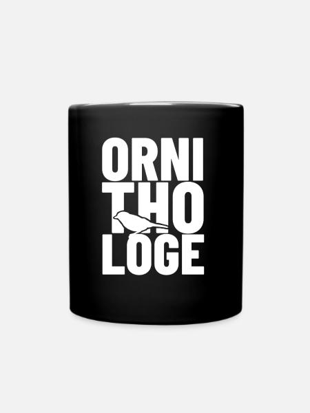 ornithologe vogelkunde - Tasse einfarbig - Schwarz