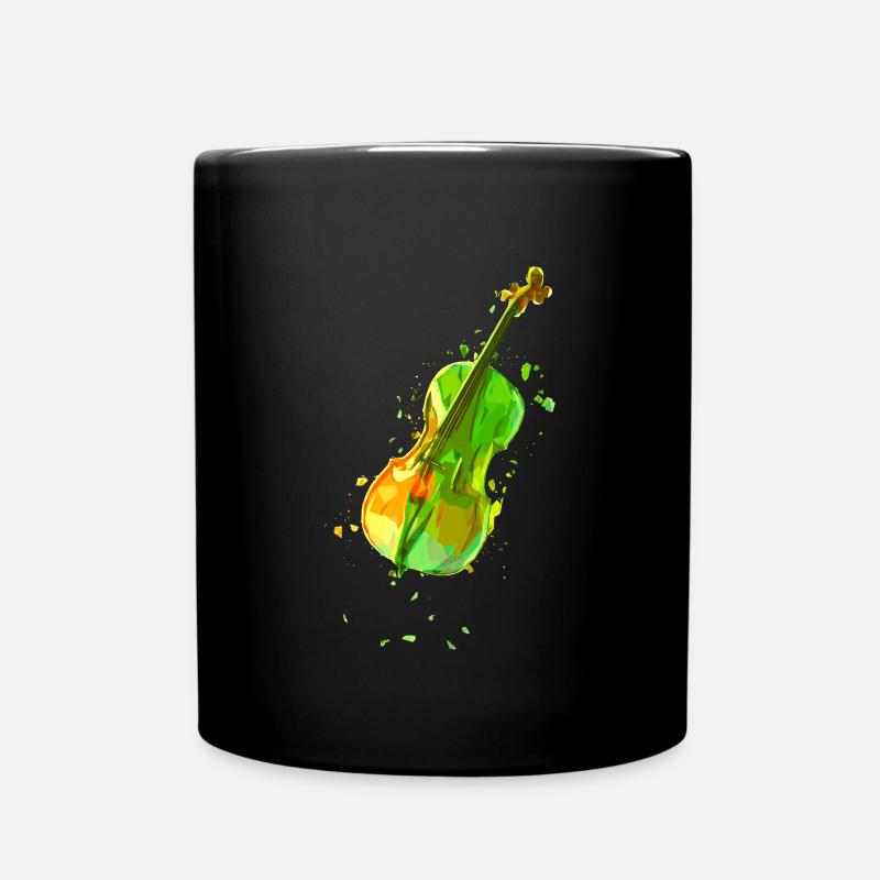 Cellist Geschenkidee Cellospieler Art.-Nr. - Tasse einfarbig - Schwarz