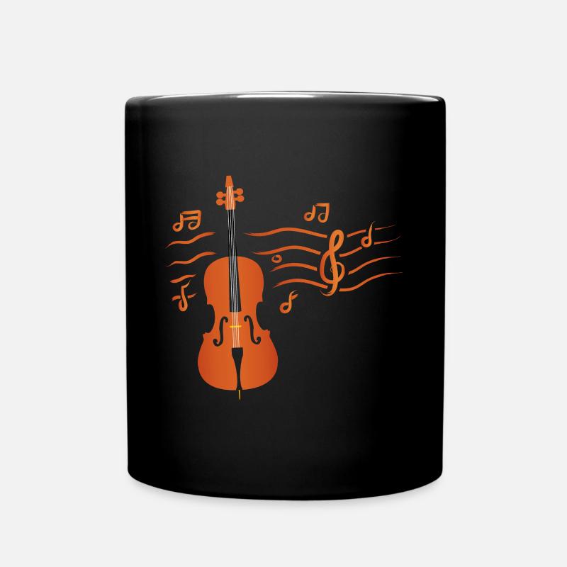Die Cello Cellist Geschenkidee Cello Player Art - Tasse einfarbig - Schwarz