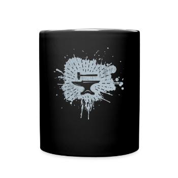 Blacksmith Gift Blacksmithing Art Forging Forge - Full Colour Mug - black - Front